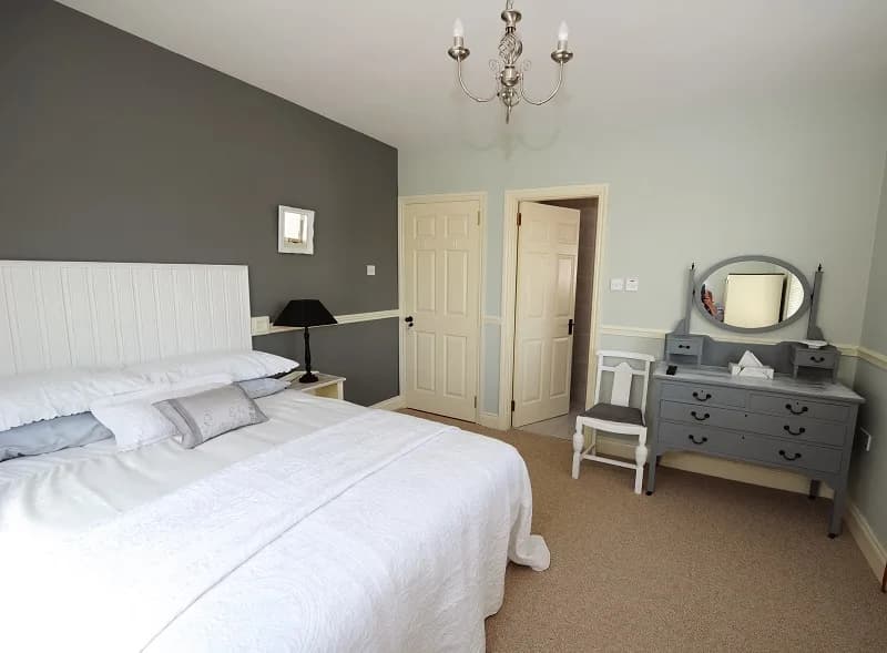 Room 3 from the window side, with the dressing table and mirror